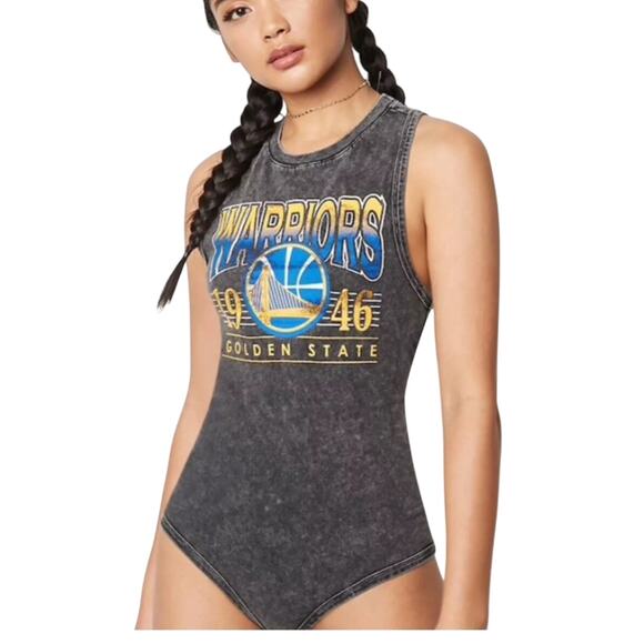 MSRP $69 NBA Warriors Basketball Women’s Bodysuit Size S ~ SAME DAY SHIP - Picture 2 of 7